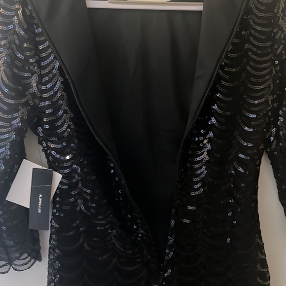 Lulus Star Dust Black Sequin Bodycon Dress-NWT New with tags - Picture 13 of 13